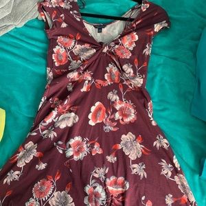 Aeropostale Floral Tie front dress